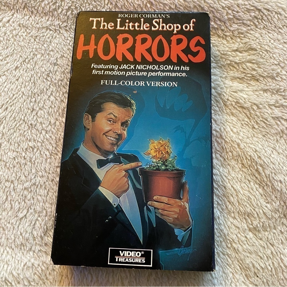 Vintage VHS Little Shop of Horrors Roger Corman original Jack Nicholson…